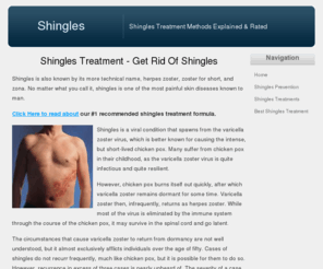 shinglestreatments.net: Shingles And Shingles Treatment Explained | Best Shingles Treatment
Learn everything about Shingles, and how they can be cured. Discover the best Shingles Treatment here!