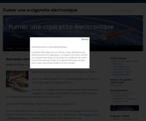 xn--fumer-cigarette-lectronique-qoc.com: Fumer une e-cigarette électronique | Ou comment fumer autrement….
