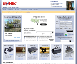 all-atlanta-home-search.com: RE/MAX of Georgia - Carol Moson
find a home anywhere in georgia