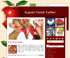 ayseninyemektarifleri.com: Yemek Tarifleri
Aysenin yemek tarifleri ni sizlere sunduğu güncel yemek tarifi sitesi