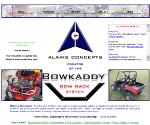 bowkaddy.com: Alaris Concepts - Bowkaddy
Alaris Concepts introduces Bowkaddy, the only bow rack you'll ever need.