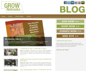 growblog.org: GROW Nebraska Blog: GROWing Nebraska products and services one business at a time since 1998.
GROW Nebraska™ is a non-profit organization, whose mission is focused on maximizing Nebraska's entrepreneurial spirit and focused on building Nebraska businesses globally by providing sustainable business environments through marketing, education, business building services and access to markets.