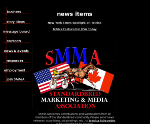 standardbredmedia.org: Standardbred Marketing & Media Association
