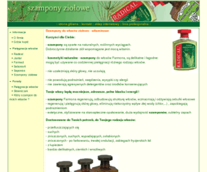 szampony.com: szampony, szampony do włosów, szampon, kosmetyki naturalne, kosmetyki-naturalne, pielęgnacja włosów, pielęgnacja ciała
SZAMPONY, KOSMETYKI NATURALNE,Szampony, szampony ziołowe, szampony naturalne, pielęgnacja włosów, pielęgnacyjne szampony do włosów, szampony regenerujące, szampon,szampony do włosów zniszczonych, szampony do włosów słabych, szampony przeciwłupieżowe, szampony do włosów wypadających, wypadające włosy, kosmetyki naturalne, kosmetyki-naturalne, farmona