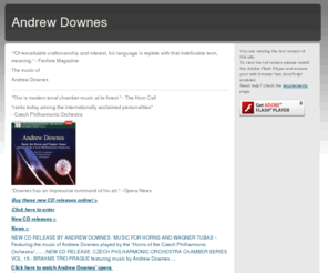 andrewdownes.com: Andrew Downes
The website of English composer Andrew Downes.