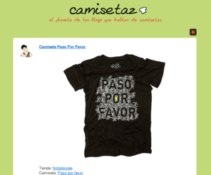 camisetaz.com: Camisetaz, el planeta de los blogs de camisetas
Camisetaz, el planeta con los principales blogs que hablan sobre camisetas en castellano