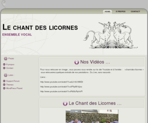 chant-des-licornes.com: Le chant des licornes
