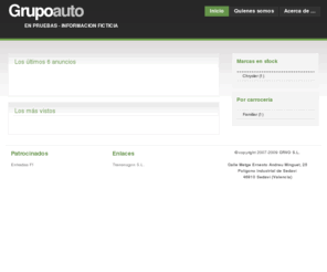 grupoauto.com: GrupoAuto
Compra y venta de vehiculos de ocasion para el profesional y particulares