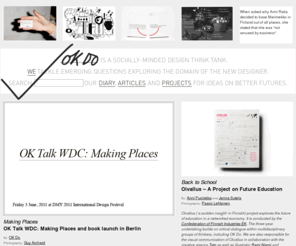 ok-do.eu: OK Do
Socially-minded design think tank and online publication.