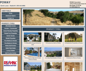 viewpowayproperties.com: Poway Homes for Sale â Poway California Real Estate
Our user-friendly listings delivery system searches for your ideal home by property type, so you see only the real estate you want. One-click navigation allows you to find exact results in seconds. Finding your dream home has never been easier!