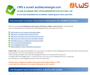 auditeurenergie.com: LWS - Le nom de domaine abelmartin.fr a t rserv par lws.fr
LWS, enregistrement de nom de domaine, lws a reserve le domaine abelmartin.fr et s