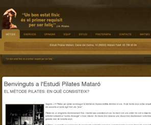 estudipilatesmataro.com: Benvinguts a l'Estudi Pilates Mataró
Estudi Pilates Mataró
