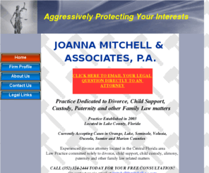 mitchell-pa.com: Experienced Divorce Attorney located in Orlando, Central Florida area
Oviedo attorney specializing in divorce, child support, child custody, and personal injury litigation