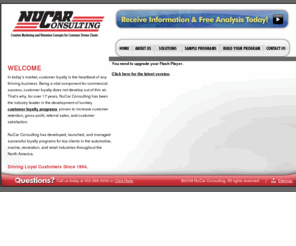 rapidmiles.com: NuCar Consulting - Customer Loyalty Programs - Loyalty Marketing
NuCar Consulting has been the industry leader in developing customer loyalty programs, customer relationship marketing and automotive loyalty programs proven to increase customer retention in today's changing market.