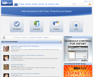 adodotnet.info: Home: The Official Microsoft ASP.NET Site
Official Microsoft ASP.NET site. Learn & Download ASP.NET and ASP.NET MVC. Find answers in the forums. Official news, blogs, tutorials and videos.