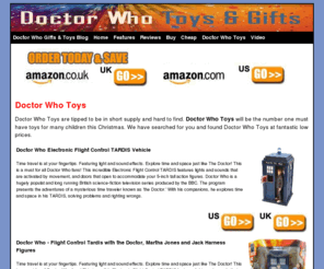 doctorwhogiftstoys.com: Doctor Who Toys!
Doctor Who Toys. Buy Doctor Who Toys. Best Christmas toy gift. Compare cheap UK Doctor Who Toys prices.