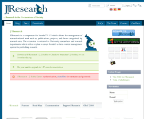 joomla-research.com: J!Research
The Joomla! Research Management Solution