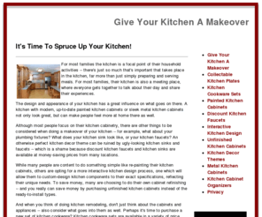 kitchen-guy.com: Improving The Design And Appearance Of Your Home
It doesn't take a lot of work to make your kitchen look brand new. There are a lot of little things you can do to greatly enhance the look of your kitchen