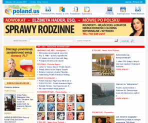 poland.us: Ogłoszenia bezpłatne, katalog firm, wiadomości dla Polonii - Poland.US
Wiadomosci, ogloszenia, nieruchomosci, randki, kalendarium, poszukiwani, forum, czat, blogi, aukcje, firmy polonijne, poczta, telefon, emigracja, zielona karta. Real estate, classifieds, dating