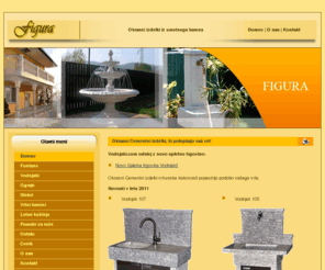 vodnjaki.com: Vodnjaki, Fontane, Cementni izdelki FIGURA
cementni izdelki Figura