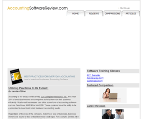 accountingsoftwarereview.com: Accounting Software Review and Analysis
Accounting Software Review including articles, best practices, comparisons and analysis.