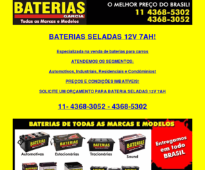 baterias12v7ah.net: ..::BATERIAS SELADAS 12V 7AH::..(11) 4368-3052 | 4368-5302 | Baterias VRLA GEL
