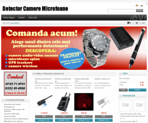 detectorcameremicrofoane.ro: DETECTOR MICROFOANE CAMERE
Detector microfoane si camere , bug-uri , localizatoare GPS spy , recomandat de liderul in domeniu Brick House Security