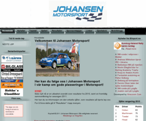 johansenmotorsport.com: Hovedside
Johansen motorsport