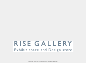 rise-gallery.com: 東横線・学芸大学、ギャラリー・多目的アートスペース／RISE GALLERY
多目的なアートスペース「ライズギャラリー」は1日からも使用可能、アート作品の展示に限らず、様々な企画に対応できるスペースとなっています。目黒区、東急東横線、学芸大学駅徒歩8分、碑文谷ダイエー真裏。