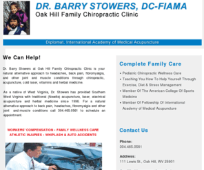 stowerschiro.com: DR. BARRY STOWERS, DC-FIAMA - Home
