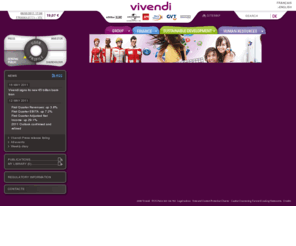 vivendi-d.com: Vivendi
Vivendi, Offering the very best to the digital generation. Vivendi is at the heart of the different worlds of content, platforms and interactive networks.