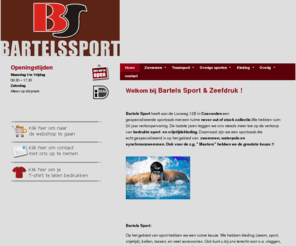 bartelssport.nl: BartelsSport & Zeefdruk sport, kleding, bedrukken, textiel, waterpolo, zwemmen, voetbal, handbal, volleybal - Home
Bartelssport - gespecialiseerd in het bedrukken van allerlei kleding.