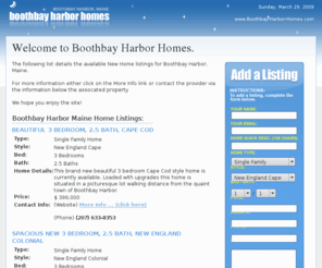 boothbay-harbor-homes.com: Boothbay Harbor Homes - Welcome
Welcome