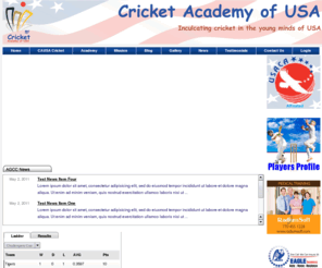 cricketacademyusa.com: Cricket Academy of USA:Home
Cricket Academy of USA:  Latest results, news and team information