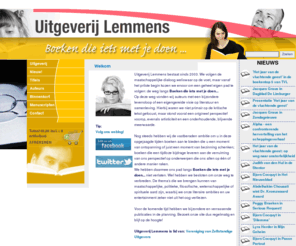 lemmensonline.nl: Uitgeverij Lemmens B.V.
Uitgeverij Lemmens B.V.
