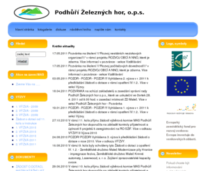 podhurizeleznychhor.cz: Podhůří Železných hor - oficiální stránky o.p.s.
oficiální stránky Podhůří Železných hor o.p.s.