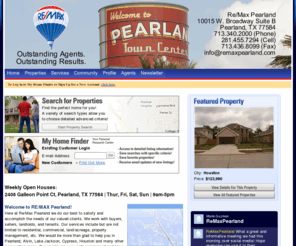 remaxpearland.com: Re/Max Pearland - (713) 340 - 2000 - Call us today for help buying or selling your home
Re/Max Pearland - Serving Pearland, Manvel, Friendswood and more! Call us today at (713)340-2000 to buy or sell with us today.