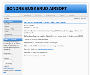 sbairsoft.com: SØNDRE BUSKERUD AIRSOFT - Forsiden
Søndre Buskerud Airsoft