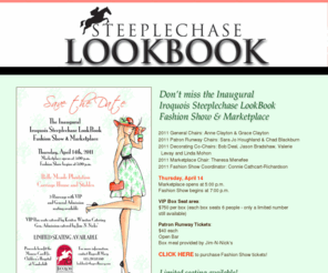 steeplechaselookbook.com: Steeplechase LookBook
Nashville Iroquois Steeplechase LookBook.