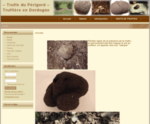 truffeduperigord.net:  Truffe du Périgord  Truffière en Dordogne - - Accueil
Truffe du Périgord, production et vente de truffes du Périgord