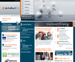 endurit.org: endurit ebusiness solutions ::: Home
endurit eBusiness Solutions - Wir setzen Ihre Internet- und eBusiness-Projekte zuverlässig, schnell und einwandfrei um. Damit Sie sich um Ihre Kunden kümmern können.
