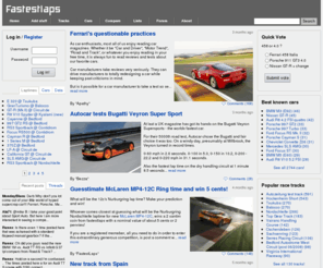 fastestlaps.net: FastestLaps.com - Road legal sportscar lap times, stats, pictures and more!
FastestLaps.com - Road legal sportscar lap times, stats, pictures and more!
