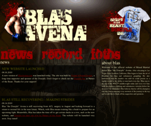 gametimesalsa.com: Blas the Disciple Avena | MMA Fighter
Welcome to the official website of Mixed Martial Artist Blas "the Disciple" Avena.