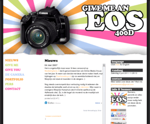 givemeaneos.nl: Give me an EOS 400D
Give me an EOS 400D, and I'll give you all my photos!