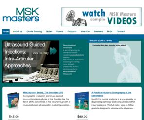 mskmasters.org: Musculoskeletal Ultrasound Training | MSK Masters | shortening the learning curve
Shortening the learning curve for Musculoskeletal Ultrasound training for medical practitioners, medical sonographers, physician assistants and any allied health professional to help develop expertise in Musculoskeletal Sonography.