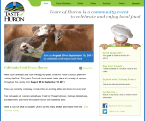 tasteofhuron.com: Taste Of Huron
Celebrate Food From Huron Mark your calendars and start making your plans to take in Huron County's premiere culinary festival. This year's Taste of Huron