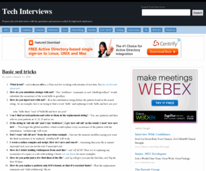 techinterviews.com: Tech Interviews | Prepare for job interviews with the questions and answers asked by high-tech employers
Prepare for job interviews with the questions and answers asked by high-tech employers