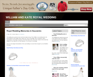 williamandkateroyalwedding.net: William and Kate Royal Wedding
A website on Prince William and Kate Middleton's Royal Wedding