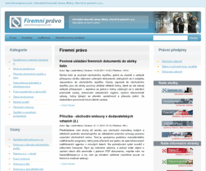 firemnipravo.com: Firemní právo
Specialisté na firemní právo