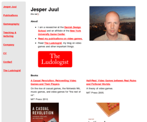 jesperjuul.org: Jesper Juul
Jesper Juul